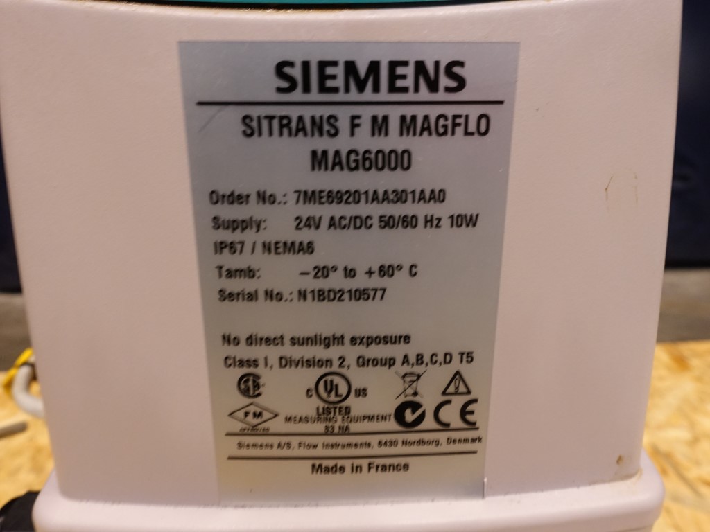 Siemens MAG 1100 F Flowmeters